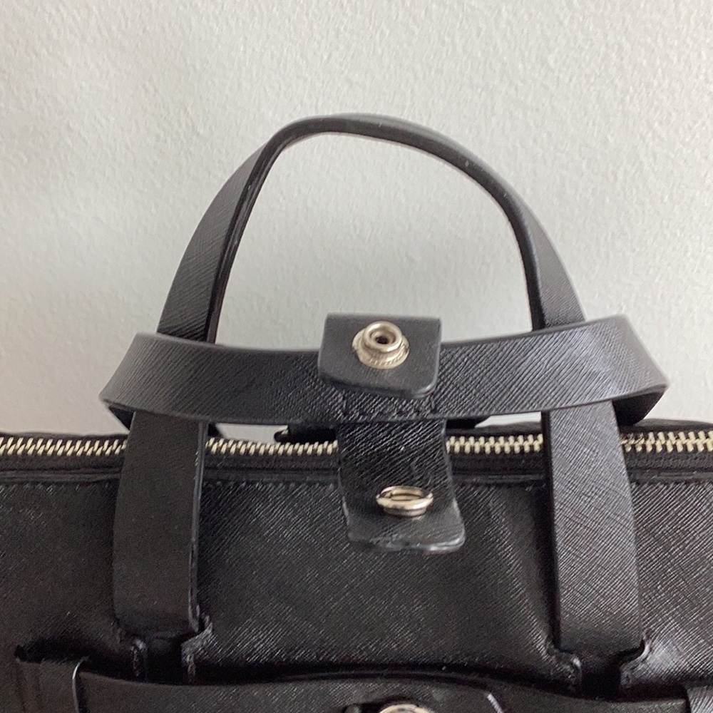 Henri Bendel mini jetsetter black with silver hardware - Picture 6 of 11